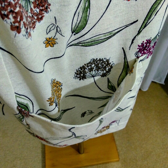 Cherokee cotton cardigan one size floral print - Picture 4 of 8